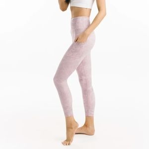 ZYIA Pink Digital Granite Pocket Light n Tight Hi-Rise 7/8 24" (6-8)